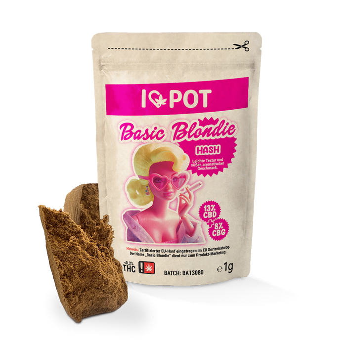 ILovePot CBD Hasch (verpackt im Standbodenbeutel, versch. Größen)