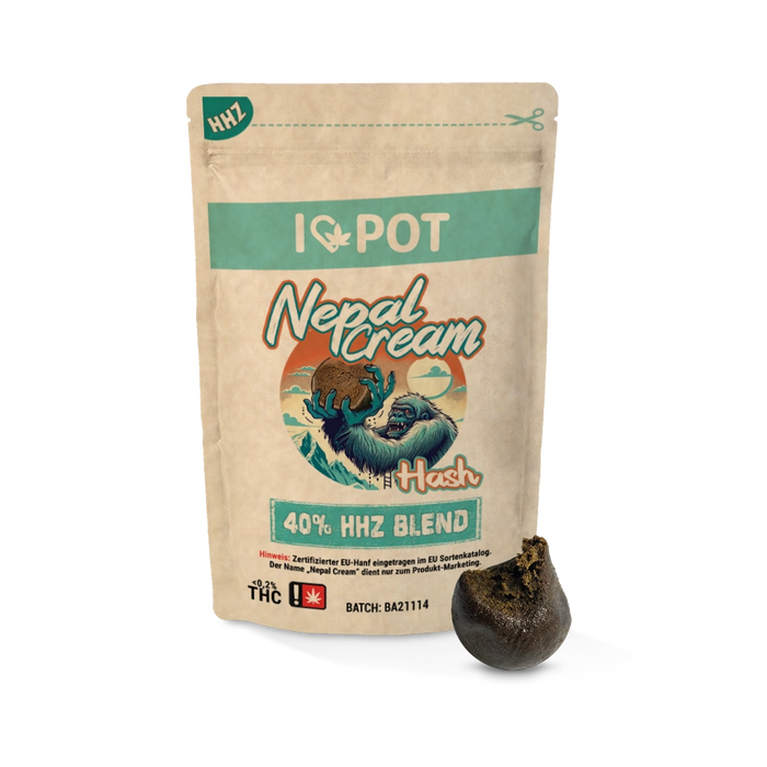 ILovePot HHZ Hasch 40% - (verpackt im Standbodenbeutel, versch. Größen)