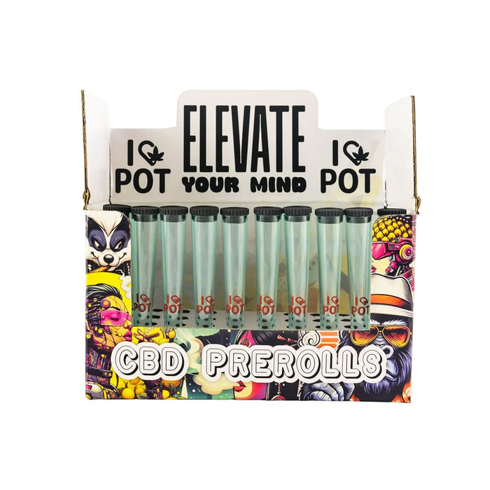 ILovePot CBD Prerolls - 50er Display