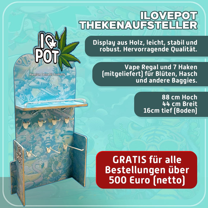 leeres  ILovePot Thekendisplay